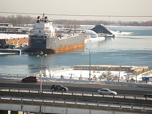 Closeup of Toronto harbour, from H, 2013 02 09 -a.jpg