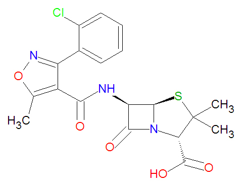 File:Cloxacillin structure.jpg