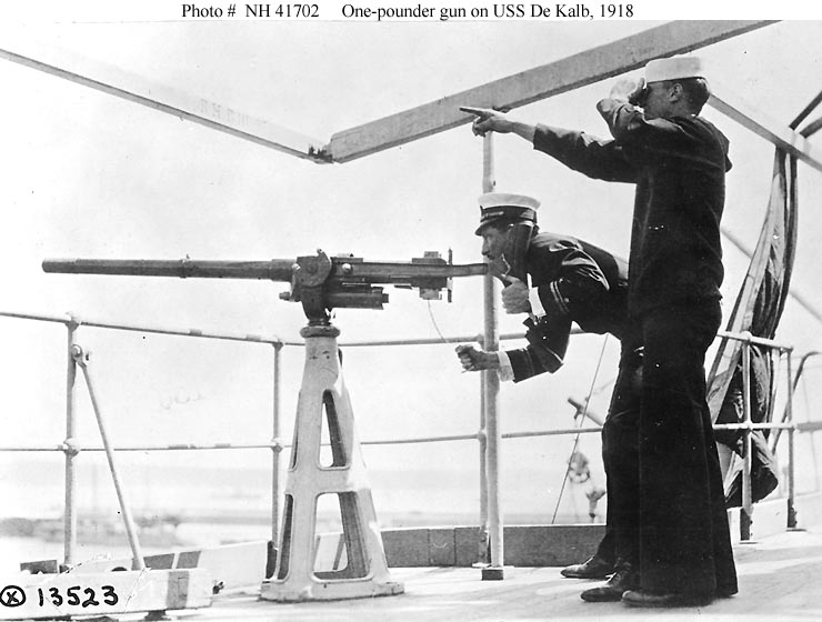 File:One pounder gun on the USS De Kalb, 1918.jpg