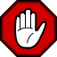 File:64px-Stop hand.svg.png