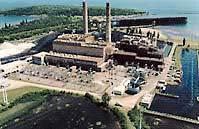 We Energies' Presque Isle Power Plant on the shore of Lake Superior in Michigan.
