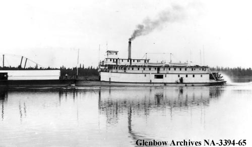 File:Sternwheeler S.S. Distributor on Slave River, Northwest Territories.jpg