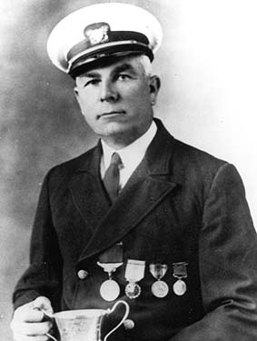John Allen Midgett was recognized by the UK government for saving UK seamen in 1918.jpg