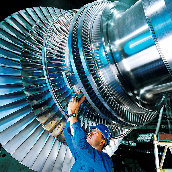 File:Steam turbine rotor.jpg