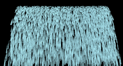 Animation of a waterfall.