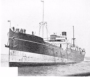 Freighter Pennyworth, the first freighter to visit Churchill's new Port facilities, in 1933.jpg