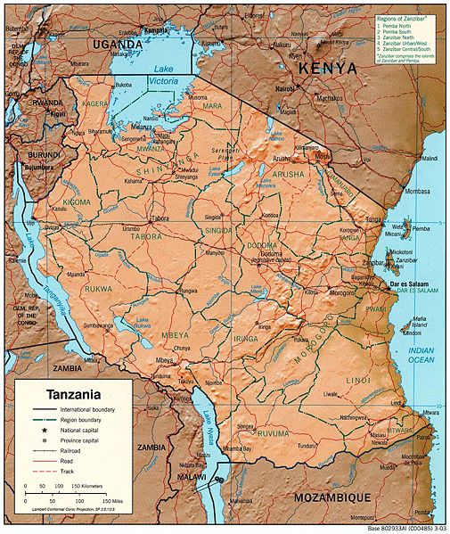 File:Map of Tanzania (CIA, 2003).jpg