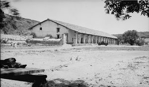 (PD) Photo: Henry F. Withey / Historic American Buildings Survey The monastery at Mission La Purísima Concepción in 1937.