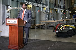 University of Maryland President Darryll J. Pines Introduces Secretary Blinken (51368527218).jpg