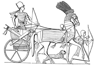 Picture of a chariot (sketch).