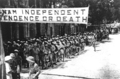 Vietnam Independence or Death demonstration, August 1945.