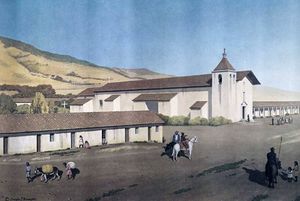 © Painting: Chesley Bonestell Mission San José in its prime.