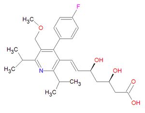 Cerivastatin structure.jpg