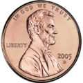 U.S. one cent coin Found at U.S. Mint website