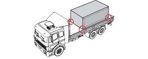 Diagram of an intermodal shipping container, mounted on a truck bed.jpg