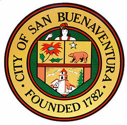 © Image: City of San Buenaventura, California The official seal of the City of San Buenaventura in part reflects the town's historical ties to the mission from whence it got its name.