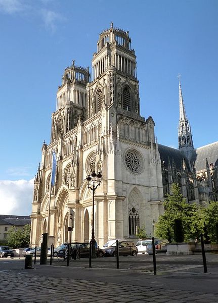 File:Orléans Cathedral front facade (1).jpg