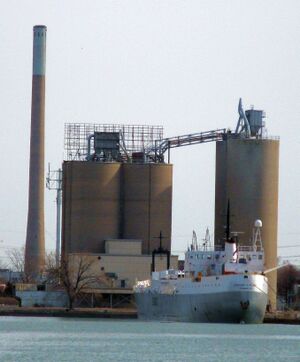 Stephen B. Roman moored at the Cement Works on Cherry Street, in the Keating Channel.jpg