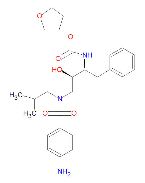 File:Amprenavir structure.jpg