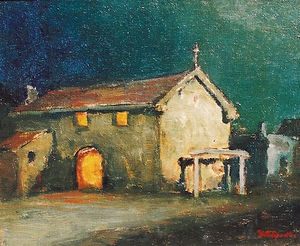 (PD) Painting: Will Sparks San Diego Chapel, between 1933 and 1937.