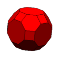 truncated cuboctahedron (or great rhombicuboctahedron): 8 octagon + 8 hexagon + 12 square faces 48 vertices, 72 edges