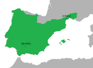 Aire linguistique maximale de l'arabe andalou (milieu VIIIe siècle).png