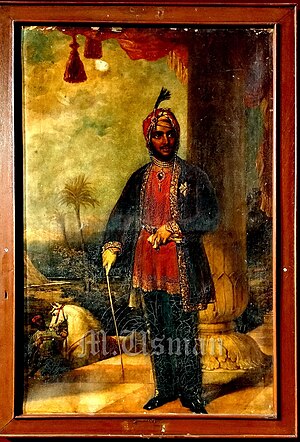 Oil painting of Maharaja Duleep Singh displayed in the Lahore Museum.jpg