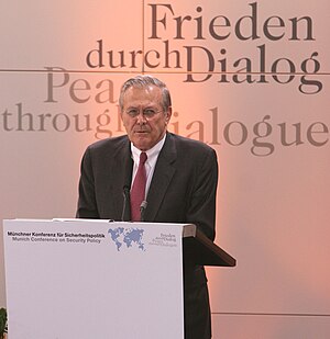 Donald Rumsfeld speaks at the 42nd Munich Security Conference 2006 (1).jpg