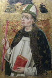 (PD) Painting: Unknown Saint Louis Anjou, Bishop of Toulouse.