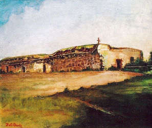 (PD) Painting: Will Sparks The Santa Margarita de Cortona Asistencia between 1933 and 1937.