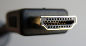Picture of an HDMI connector.