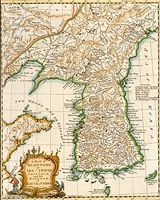 "Sea of Korea" in a mid-18th century French map.