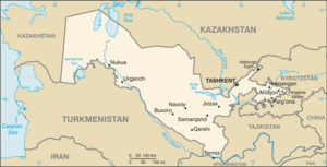 CIA factbook map of Uzbekistan.gif