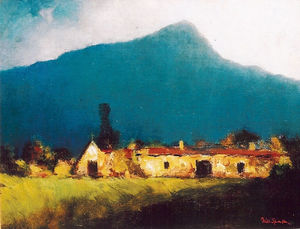 (PD) Painting: Will Sparks Mission San José, between 1933 and 1937.