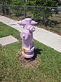 Pearl City Boca Raton June 2010 Hydrant purple.jpg