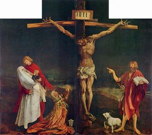 Gruenewald IsenheimAltarpiece Crucifixion.jpg