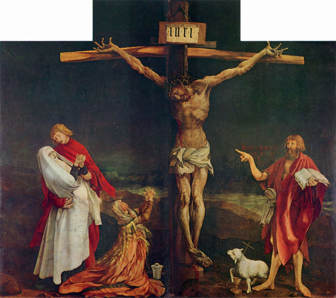 File:Gruenewald IsenheimAltarpiece Crucifixion.jpg