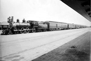 (PD) Photo: William Henry Jackson The California Limited was one of the named passenger trains of the Atchison, Topeka and Santa Fe Railway and a workhorse of the railroad. It carried train Nos. 3 & 4 and ran between Chicago, Illinois and Los Angeles, California.