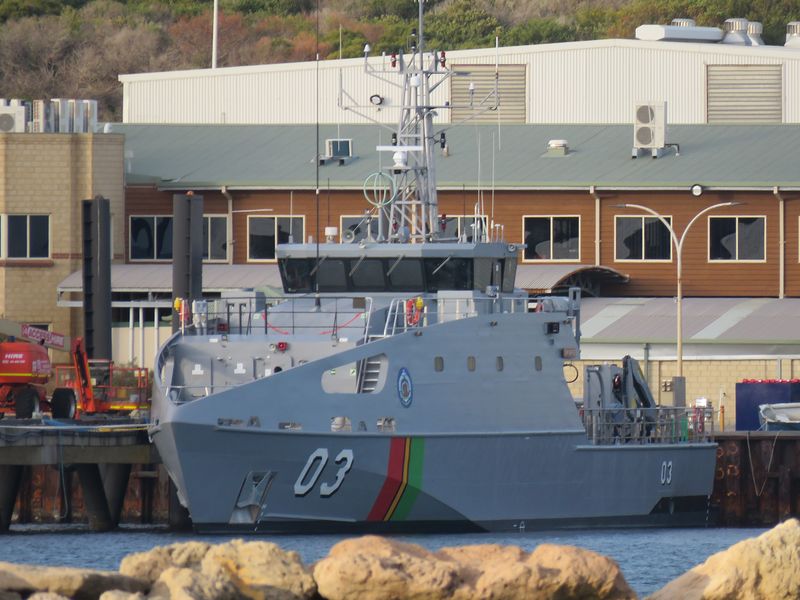 File:RVS Takuare at Austal shipyards in Henderson, Western Australia, July 2021.jpg