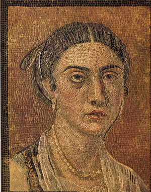 Pompeian mosaic of a woman.jpg