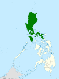 Distribution of the Philippine cobra