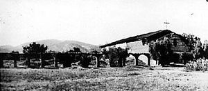 (PD) Photo: William Amos Haines Mission San Antonio de Padua as it appeared circa 1910.