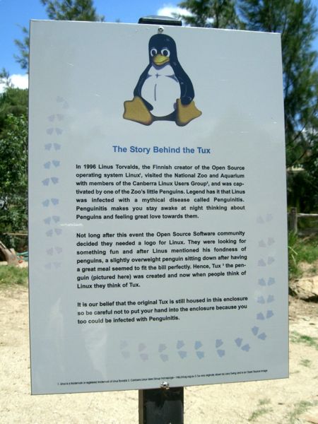 File:Tux Canberra Zoo.jpg